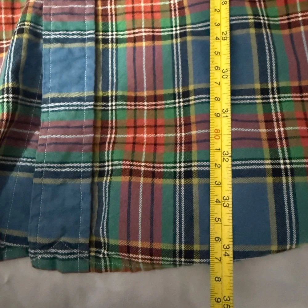Polo Ralph Lauren Oxford Shirt 3XLT Tall Blue Red‎ Pony Tartan Mens